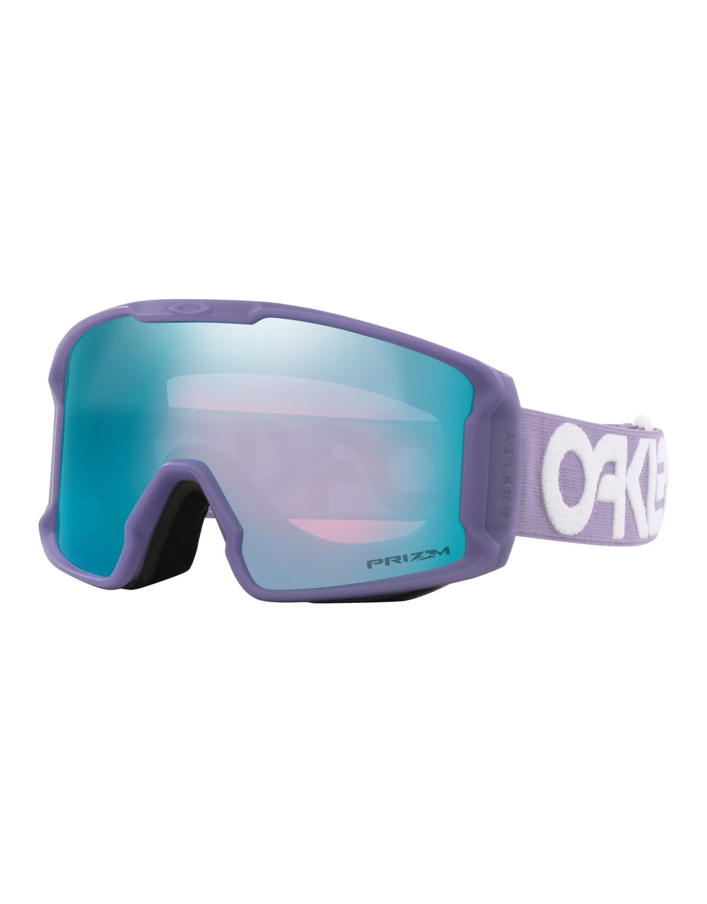 Oakley Line Miner M Ski Goggles-Matte Lilac / Prizm Sapphire Lens-aussieskier.com