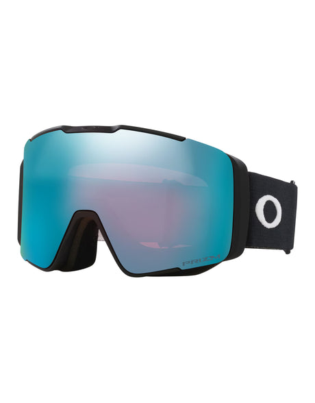 Oakley Line Miner Pro L Asian Fit Ski Goggles-Matte Black / Prizm Sapphire Lens + Prizm Iced Spare Lens-aussieskier.com