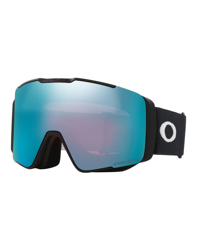 Oakley Line Miner Pro M Asian Fit Ski Goggles-Matte Black / Prizm Sapphire Lens + Prizm Iced Spare Lens-aussieskier.com