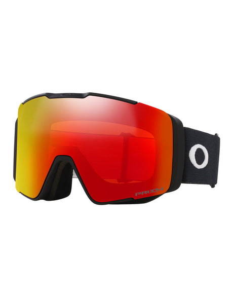 Oakley Line Miner Pro M Asian Fit Ski Goggles-Matte Black / Prizm Torch Lens + Prizm Iced Spare Lens-aussieskier.com