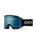 Smith Squad XL Ski Goggles-Black / Chromapop Everyday Blue Mirror Lens + Chromapop Storm Blue Sensor Mirror Spare Lens-aussieskier.com