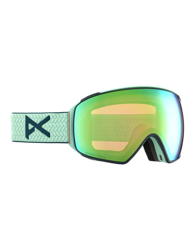 Anon M4 Toric MFI Ski Goggles-Powder Mint / Perceive Green Lens + Perceive Pink Spare Lens-aussieskier.com
