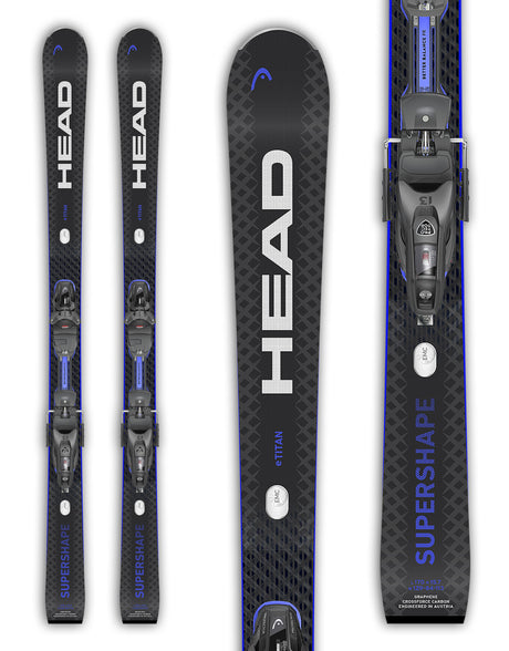 Head Supershape e Titan Skis + Protector 13 GW Bindings 2026-aussieskier.com