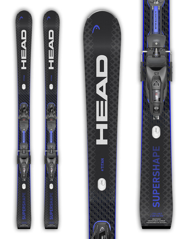 Head Supershape e Titan Skis + Protector 13 GW Bindings 2026-aussieskier.com