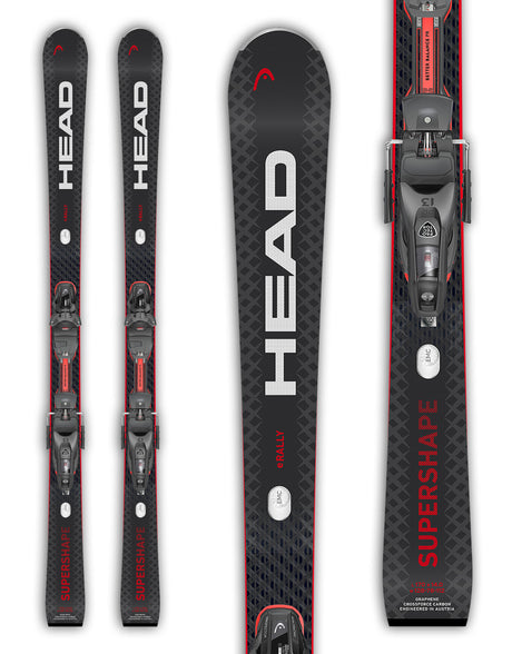 Head Supershape e Rally Skis + Protector 13 GW Bindings 2026-aussieskier.com