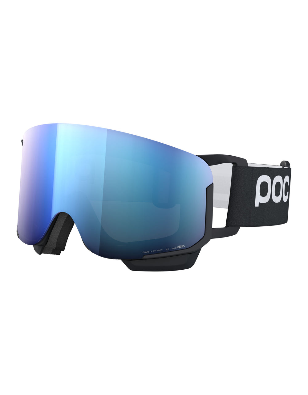 POC Nexal Mid Ski Goggles-Hydrogen Black / Clarity Blue Lens + Clarity Coral Spare Lens-aussieskier.com
