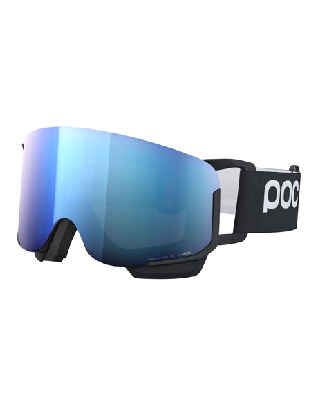 POC Nexal Mid Ski Goggles-Hydrogen Black / Clarity Blue Lens + Clarity Coral Spare Lens-aussieskier.com