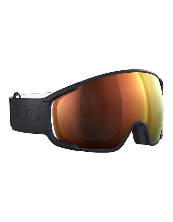 POC Zonula Clarity Ski Goggles-Uranium Black / Clarity Orange Lens + Clarity Coral Spare Lens-aussieskier.com