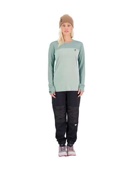 Mons Royale Womens Yotei BF Tech Long Sleeve Base Layer-aussieskier.com
