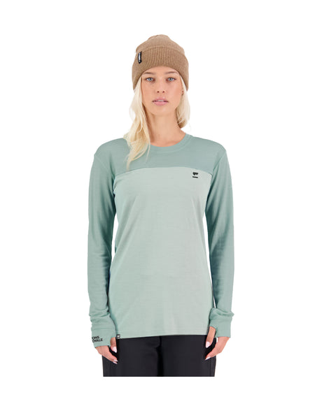 Mons Royale Womens Yotei BF Tech Long Sleeve Base Layer-aussieskier.com