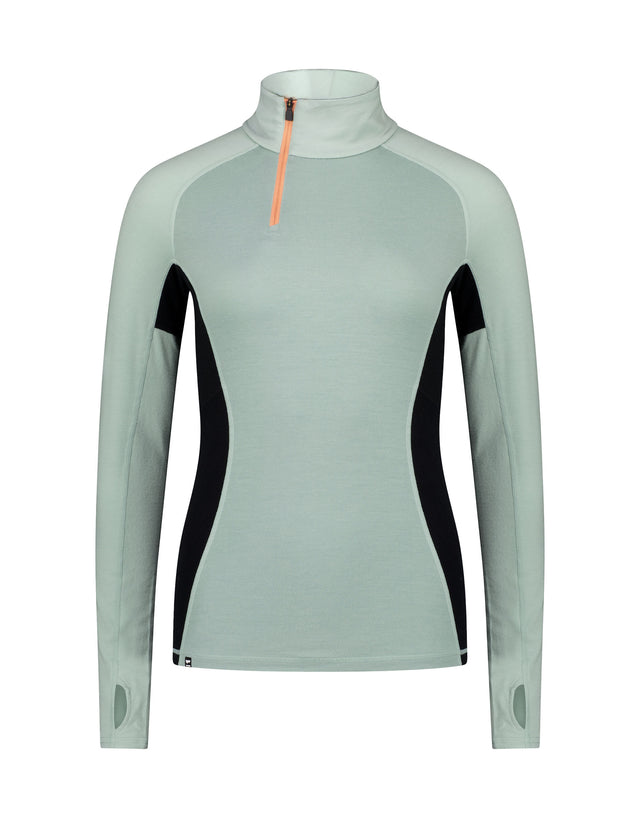 Mons Royale Womens Olympus 3.0 Half Zip Base Layer-aussieskier.com
