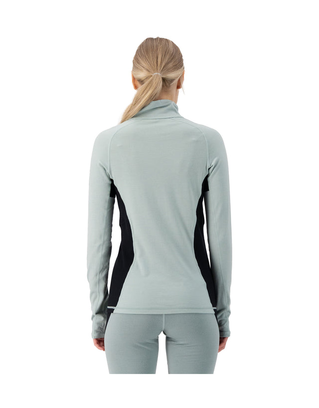 Mons Royale Womens Olympus 3.0 Half Zip Base Layer-aussieskier.com