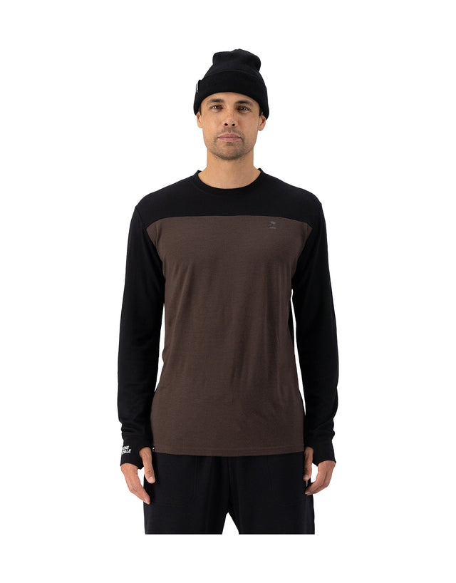 Mons Royale Mens Yotei Tech Long Sleeve Base Layer-aussieskier.com