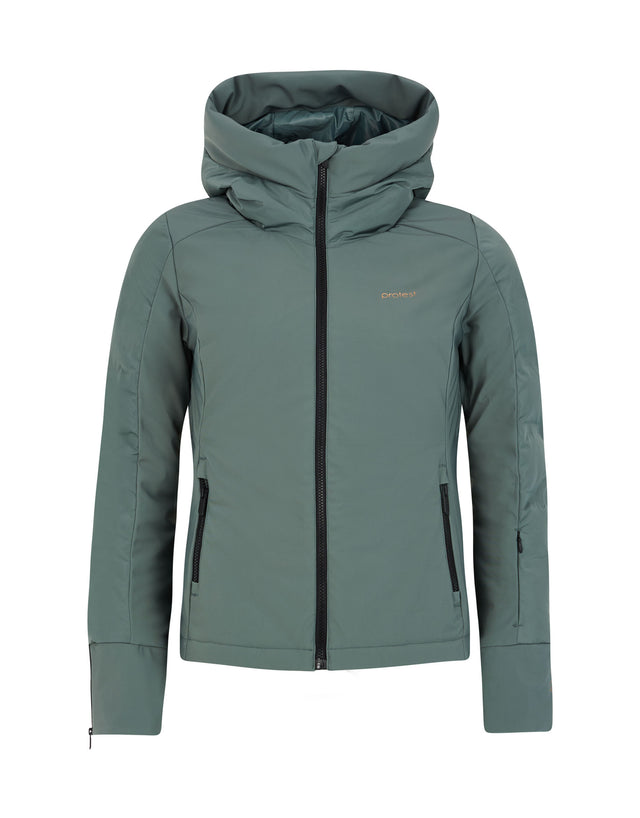 Protest Mercury Womens Ski Jacket-X Small-Evergreen-aussieskier.com