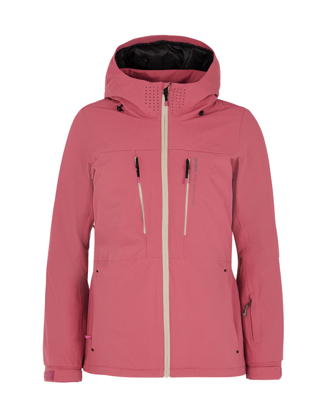 Protest Beverly Womens Ski Jacket-X Small-Rose Dust-aussieskier.com