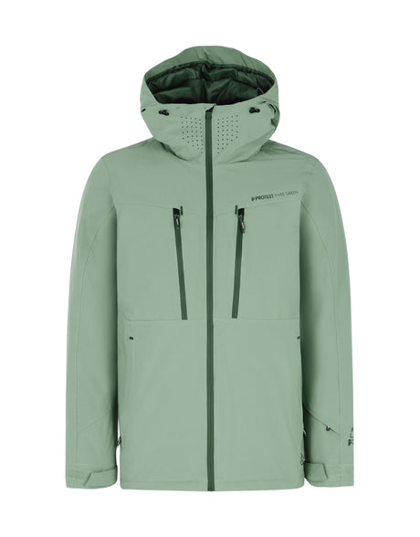 Protest Timothy Ski Jacket-Small-Marl Green-aussieskier.com