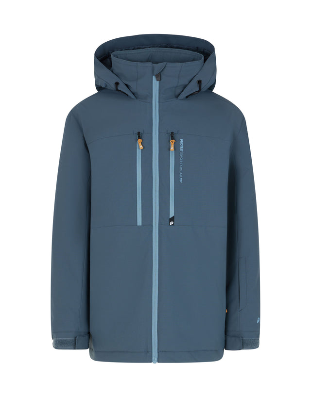 Protest Flynty Kids Ski Jacket-140 (10)-Yale Blue-aussieskier.com