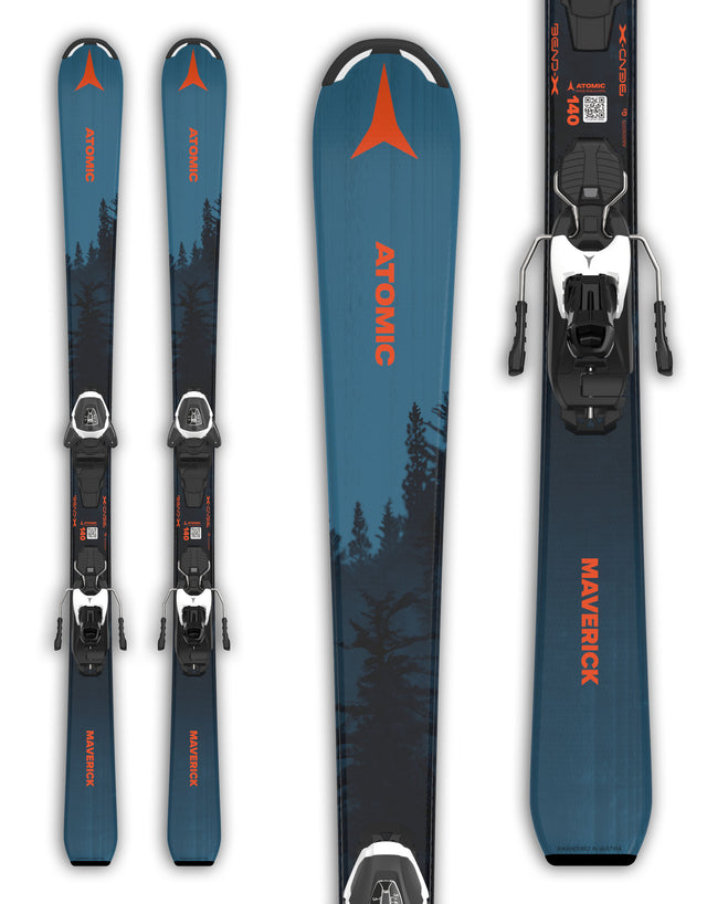 Atomic Maverick M Kids Skis + L6 GW Bindings 2026-aussieskier.com
