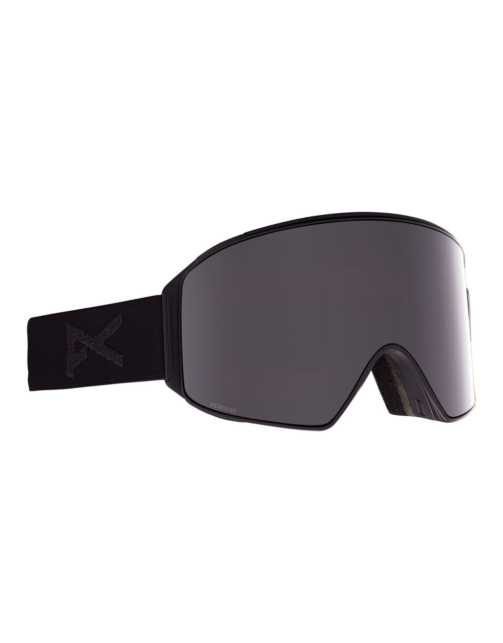 Anon M4 Cylindrical MFI Ski Goggles-Smoke / Perceive Onyx Lens + Perceive Violet Spare Lens-aussieskier.com