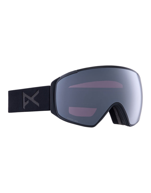 Anon M4S Toric MFI Low Bridge Ski Goggles-Smoke / Perceive Onyx Lens + Perceive Violet Spare Lens-aussieskier.com