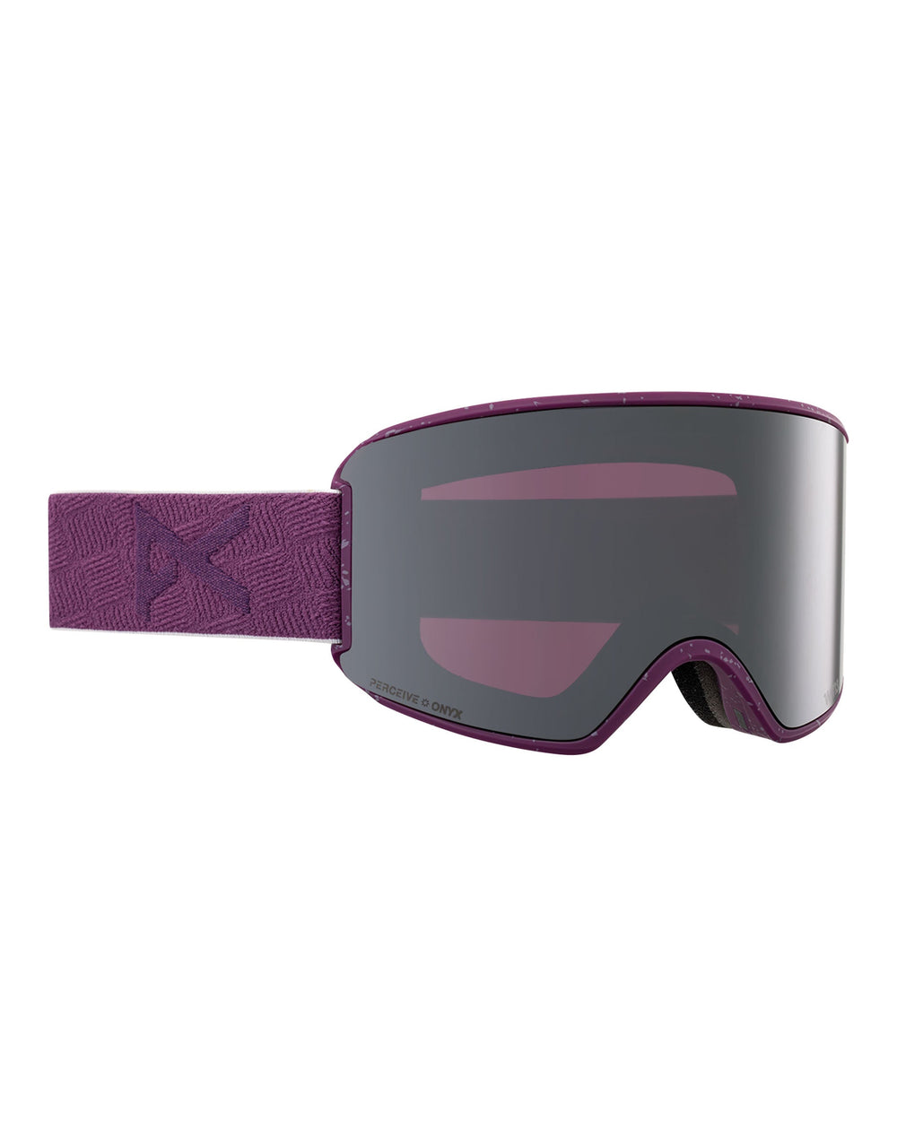 Anon WM3 MFI Womens Ski Goggles-Grape / Perceive Onyx Lens + Perceive Violet Spare Lens-aussieskier.com