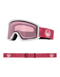Dragon DXT OTG Ski Goggles-Drippy Pink / Lumalens Light Rose Lens-Standard Fit-aussieskier.com