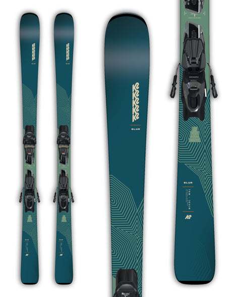 K2 Blur 76 Womens Skis + Marker M10 Bindings 2026-aussieskier.com