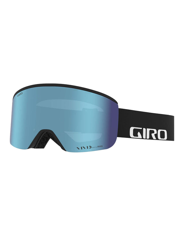 Giro Axis Ski Goggles-Black Wordmark / Vivid Royal Lens + Vivid Infrared Spare Lens-aussieskier.com