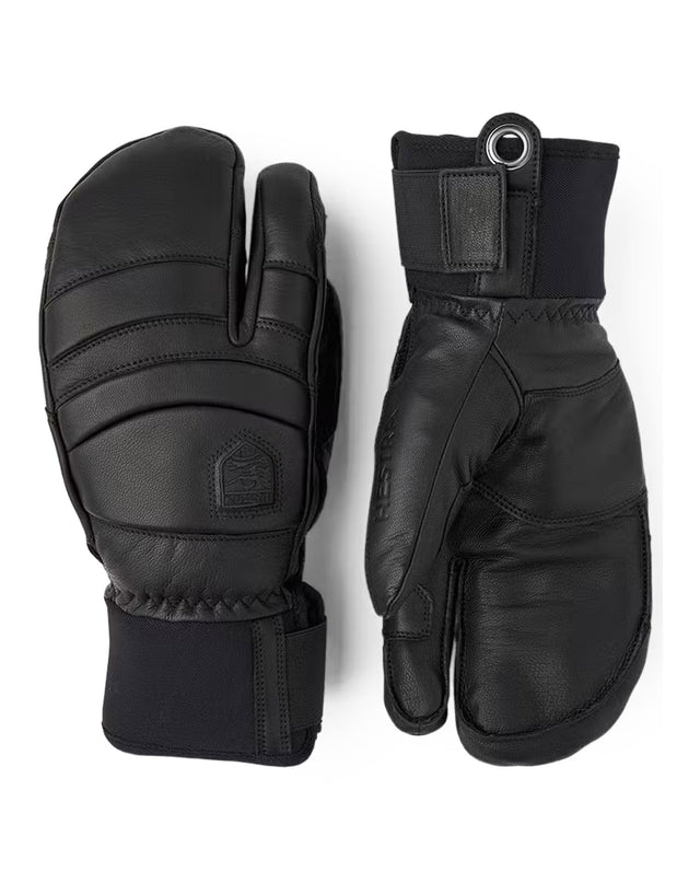 Hestra Leather Fall Line 3 Finger Ski Gloves-aussieskier.com