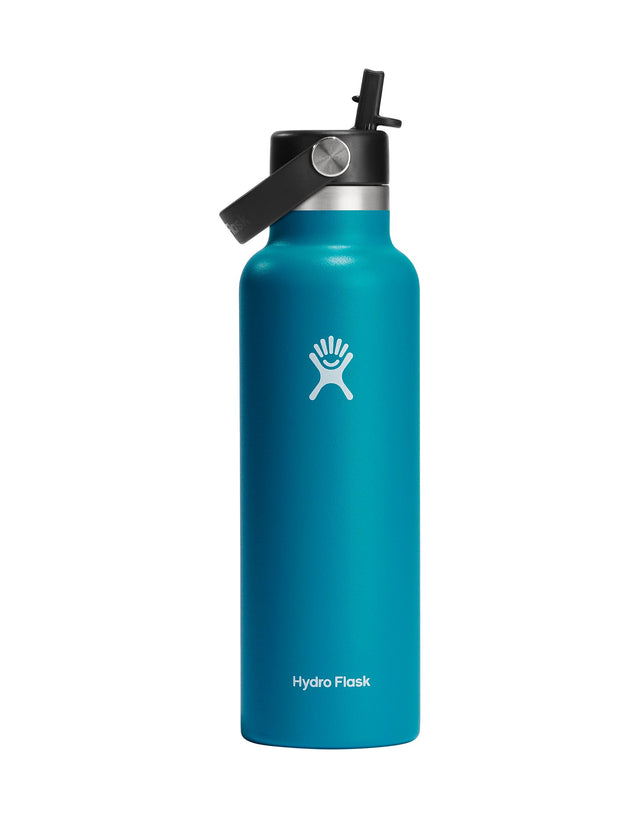 Hydro Flask Standard 21oz Insulated Drink Bottle with Flex Straw Cap (621ml)-aussieskier.com