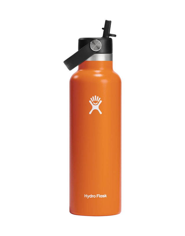 Hydro Flask Standard 21oz Insulated Drink Bottle with Flex Straw Cap (621ml)-aussieskier.com
