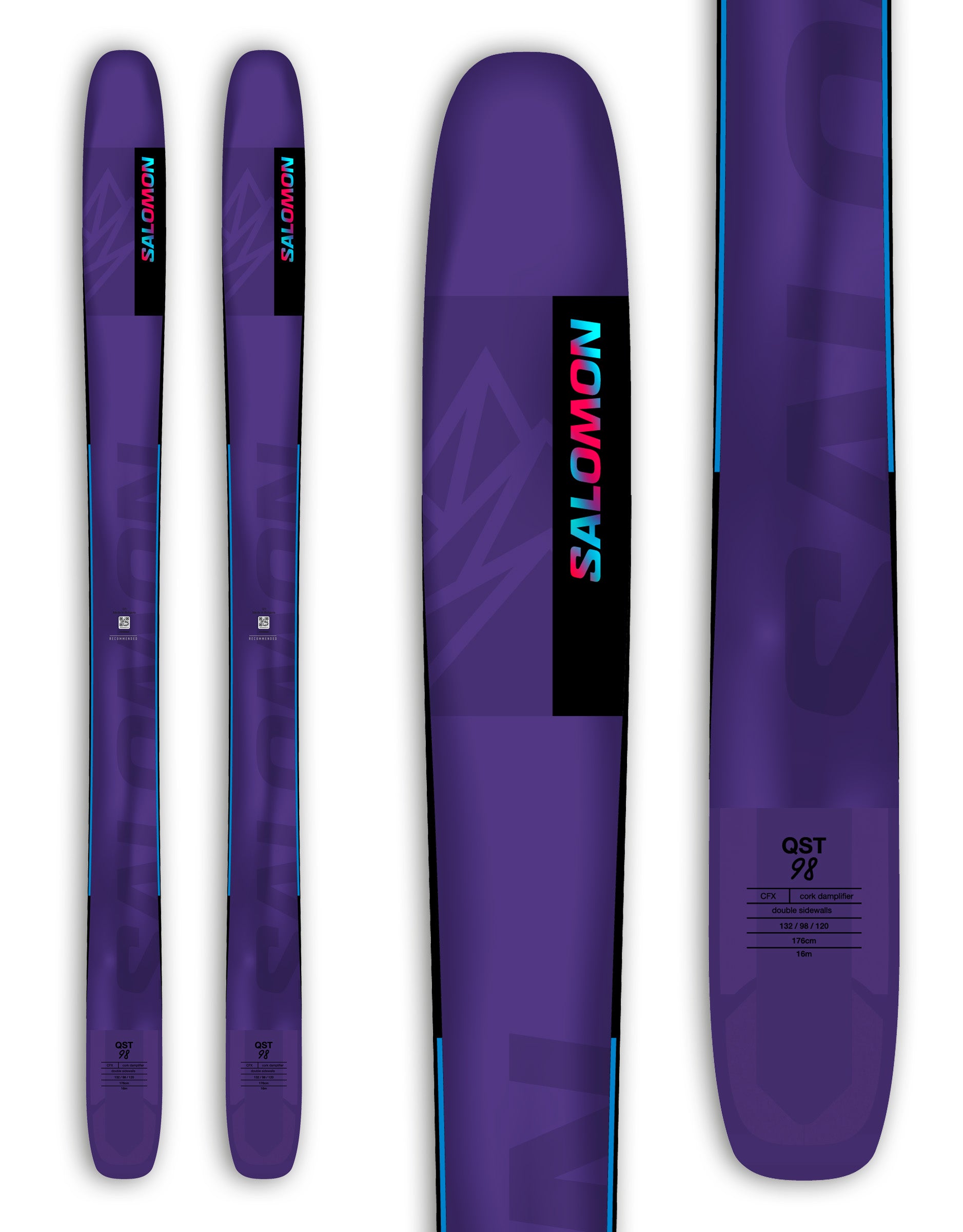 Salomon QST 98 Skis 2025