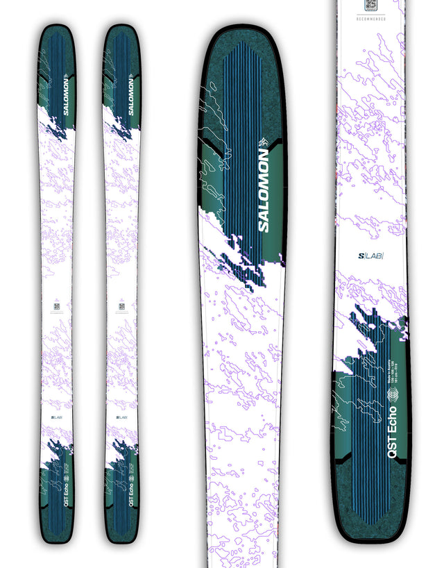 Salomon S/Lab QST Echo 106 Alpine Touring Skis 2026-aussieskier.com