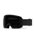 Smith Squad Ski Goggles-Blackout / Chromapop Sun Black Lens + Clear Spare Lens-aussieskier.com