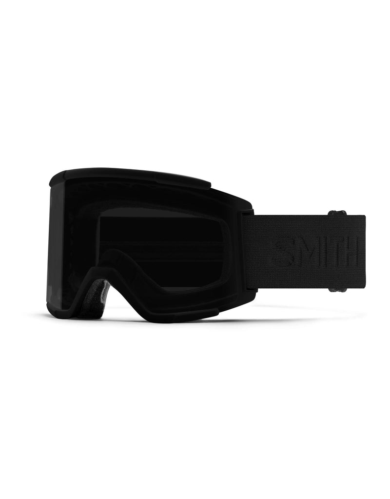 Smith Squad XL Ski Goggles-Blackout / Chromapop Sun Black Lens + Chromapop Storm Rose Flash Spare Lens-aussieskier.com