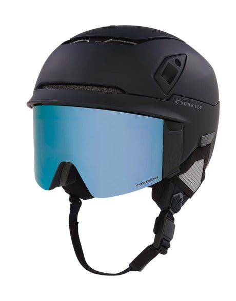 Oakley MOD7 Ski Helmet & Visor Goggles-Medium-Blackout / Prizm Sapphire Lens-aussieskier.com