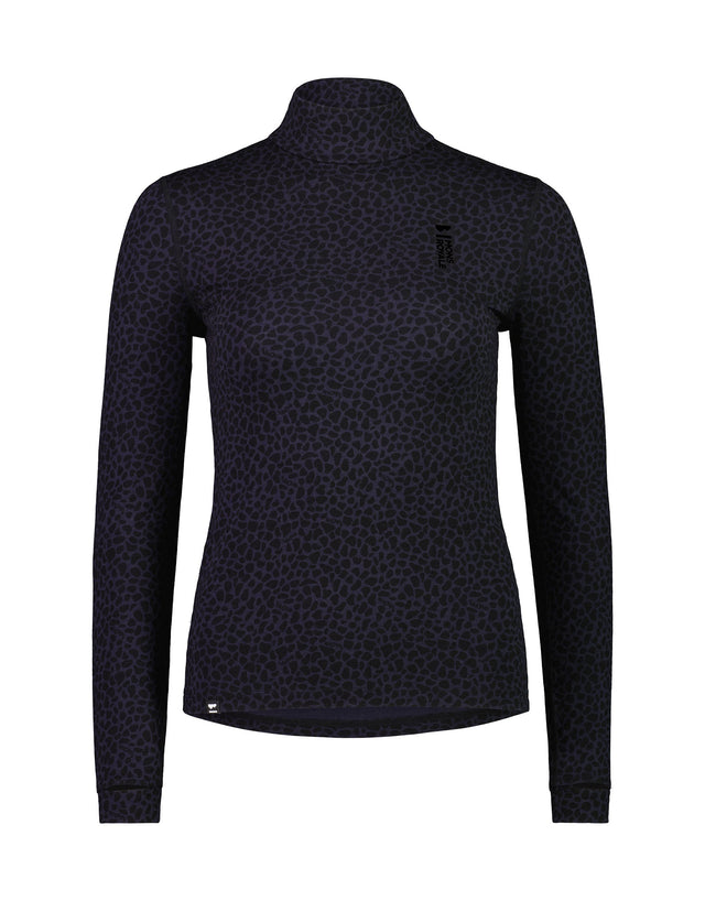 Mons Royale Cascade Mock Neck Womens Thermal Top-aussieskier.com