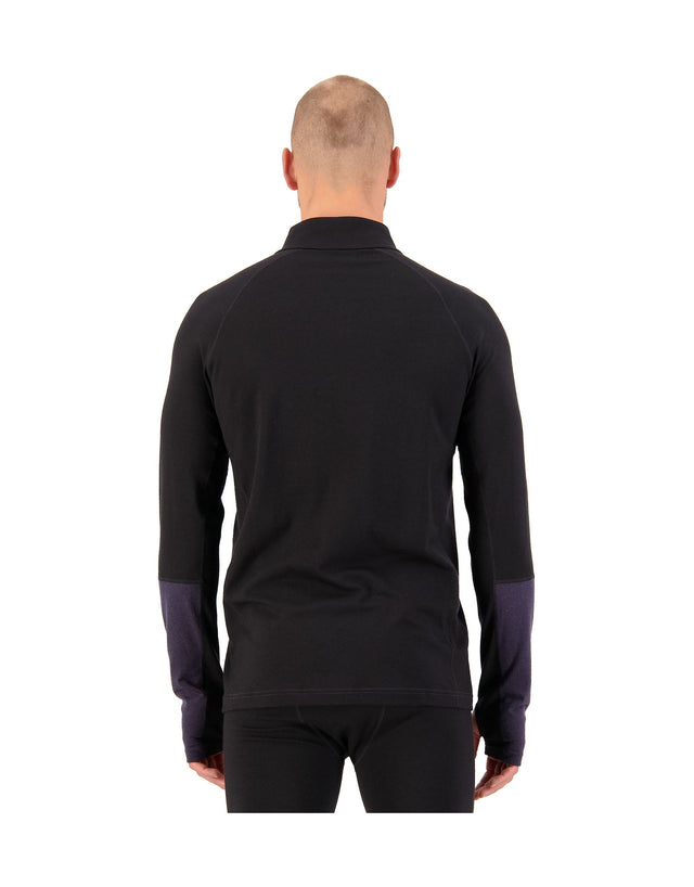 Mons Royale Mens Olympus 3.0 Half Zip Base Layer-aussieskier.com