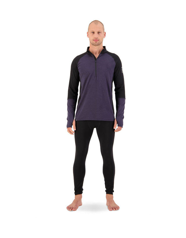 Mons Royale Mens Olympus 3.0 Half Zip Base Layer-aussieskier.com