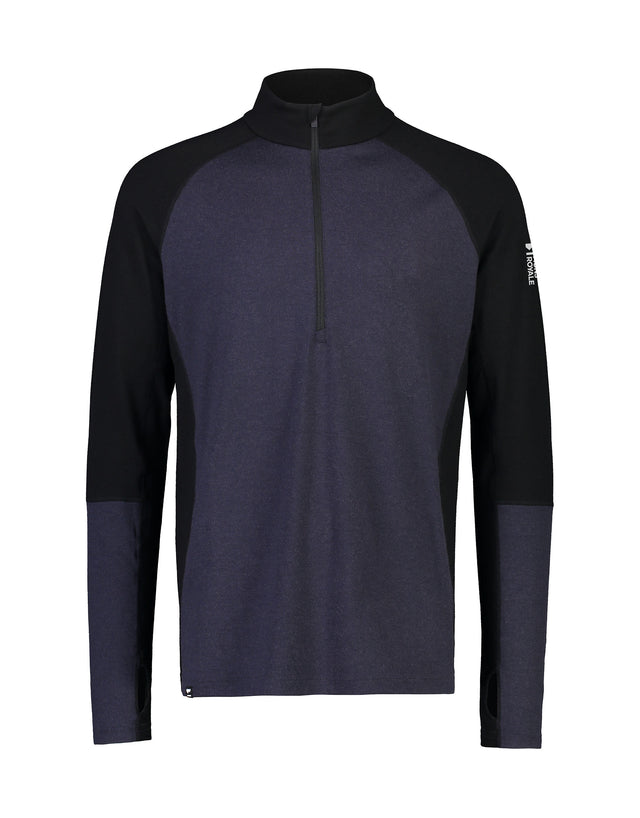 Mons Royale Mens Olympus 3.0 Half Zip Base Layer-aussieskier.com