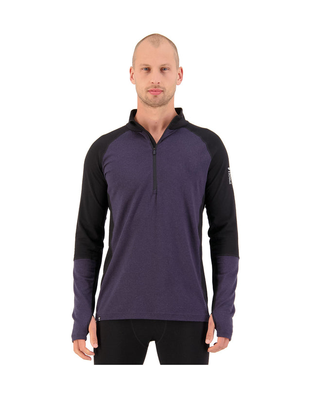 Mons Royale Mens Olympus 3.0 Half Zip Base Layer-aussieskier.com