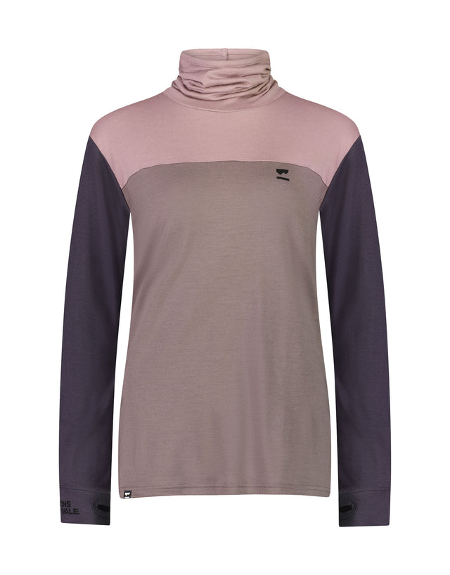 Mons Royale Womens Yotei High Neck Base Layer-aussieskier.com