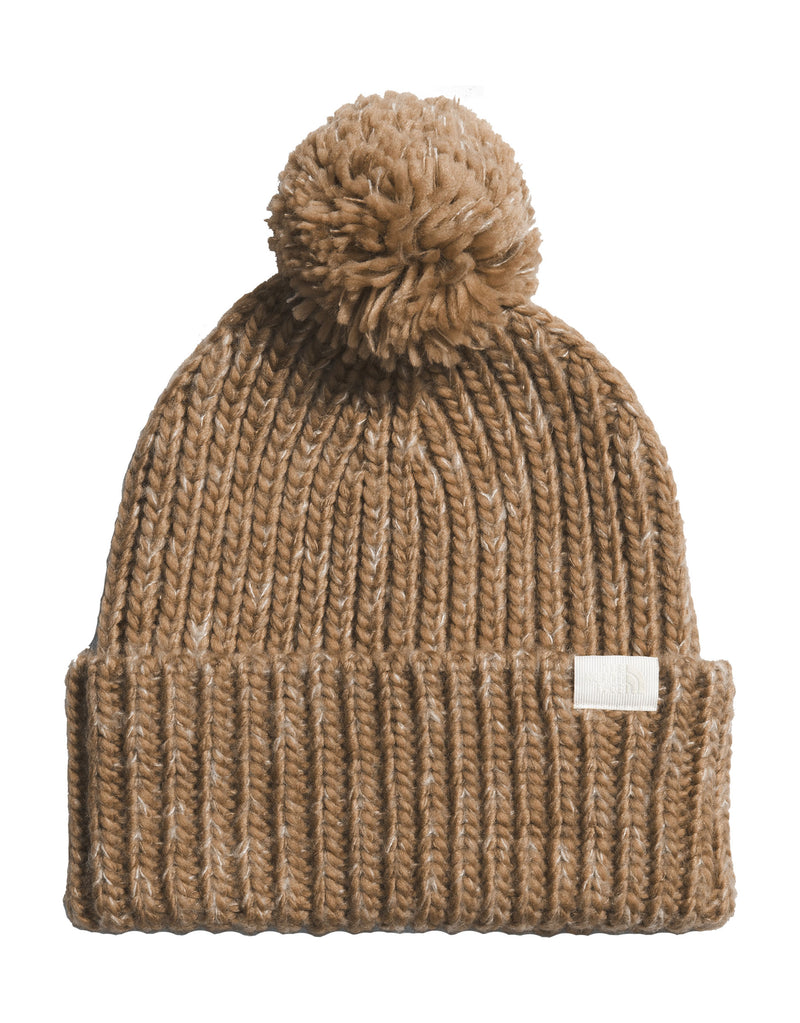 The North Face Cozy Chunky Womens Beanie-Almond Butter-aussieskier.com