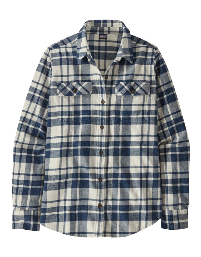 Patagonia Womens L/S Organic Cotton MW Fjord Flannel Shirt-aussieskier.com