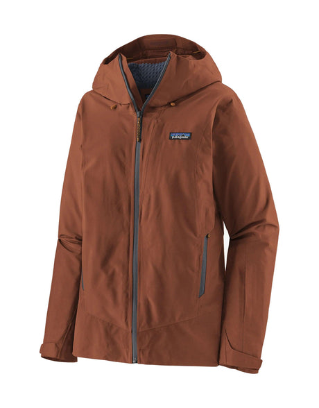 Patagonia Womens Storm Shift Gore Tex Ski Jacket-Small-Sisu Brown-aussieskier.com