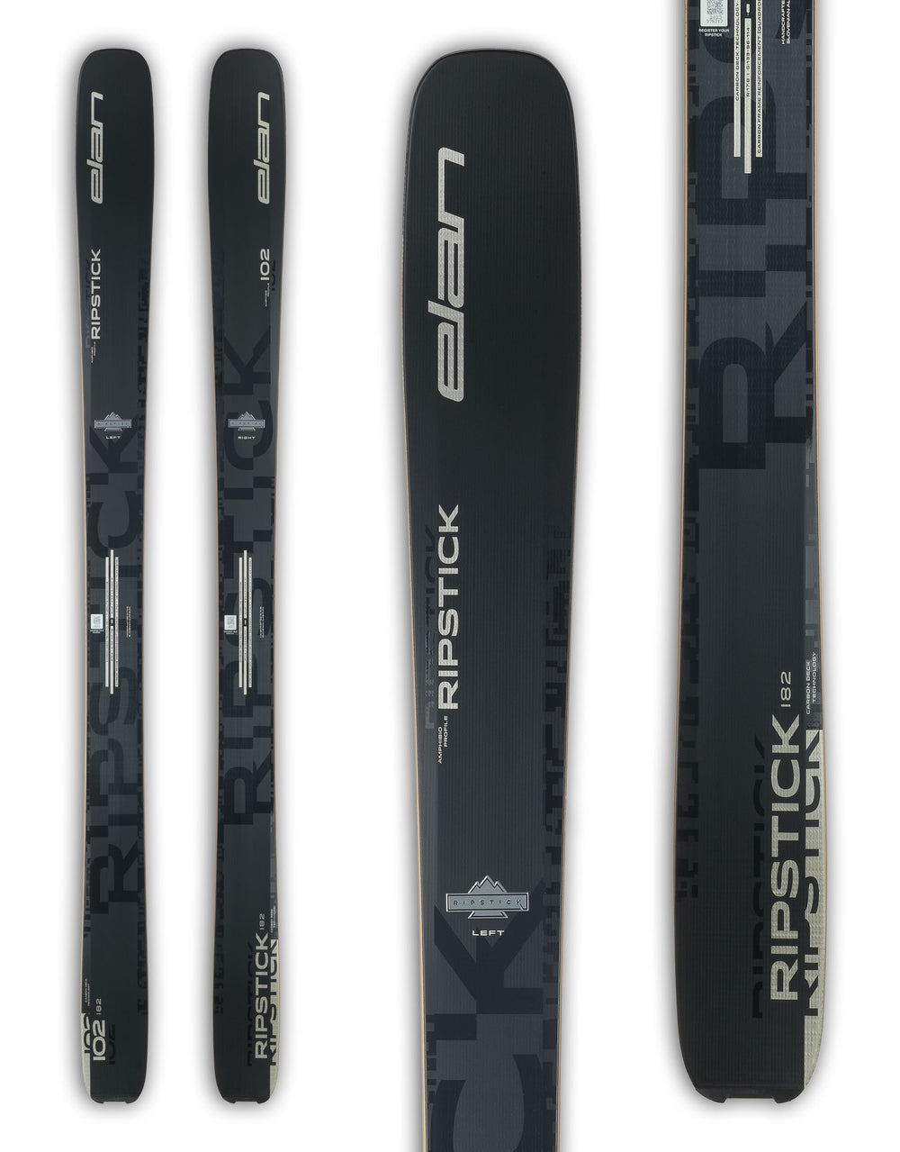 Elan Ripstick 102 Black Edition Skis 2026-aussieskier.com
