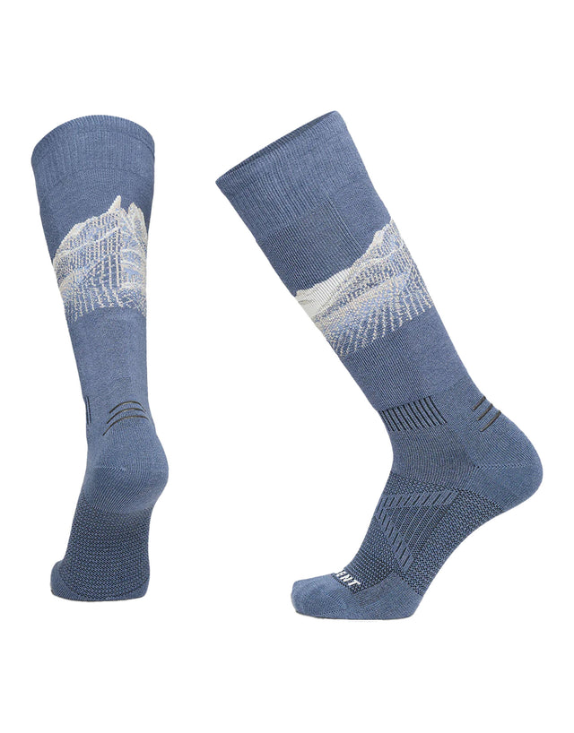 Le Bent Cody Townsend Pro Model Alpine Touring Ski Socks-Small-Vintage Indigo-aussieskier.com