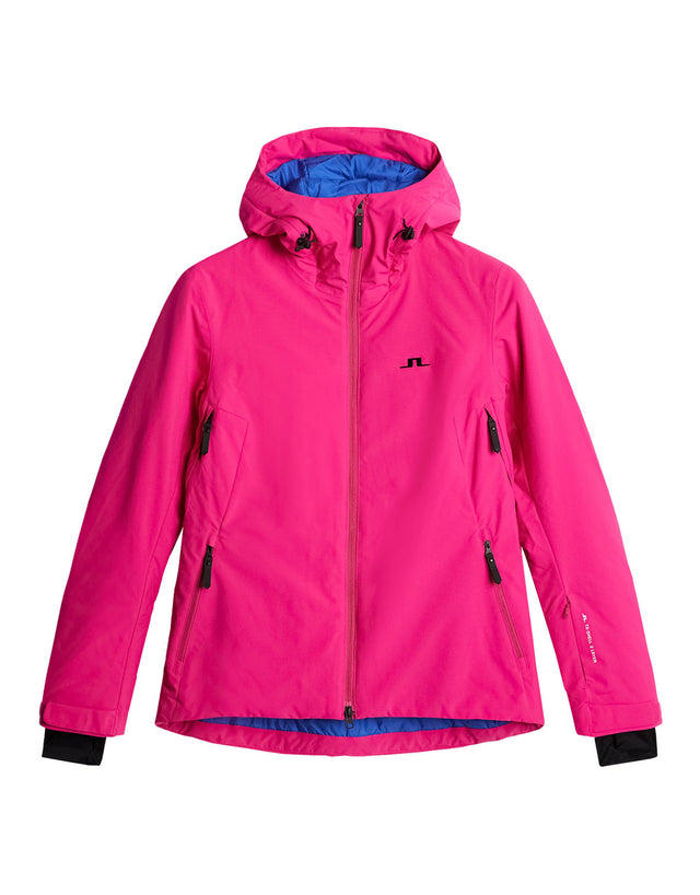 J.Lindeberg Starling Womens Ski Jacket-X Small-Pink Peacock-aussieskier.com