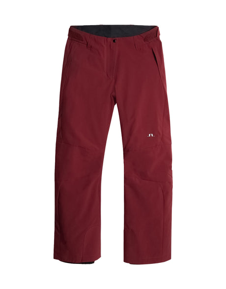 J.Lindeberg Pauline Womens Ski Pants-X Small-Cabernet-aussieskier.com