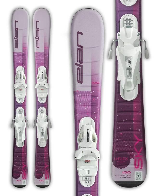 Elan Sky Junior Skis + EL 4.5 Bindings-aussieskier.com